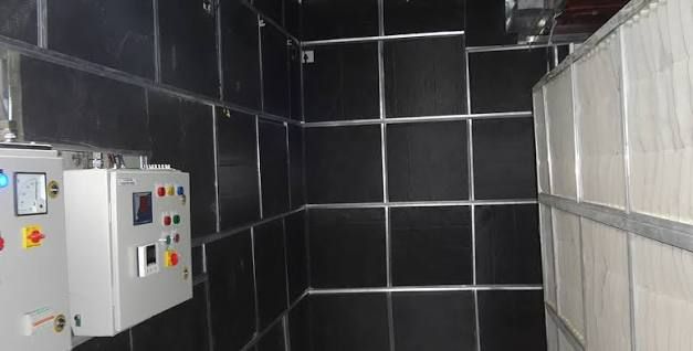 Chiller plant room acoustic insulation