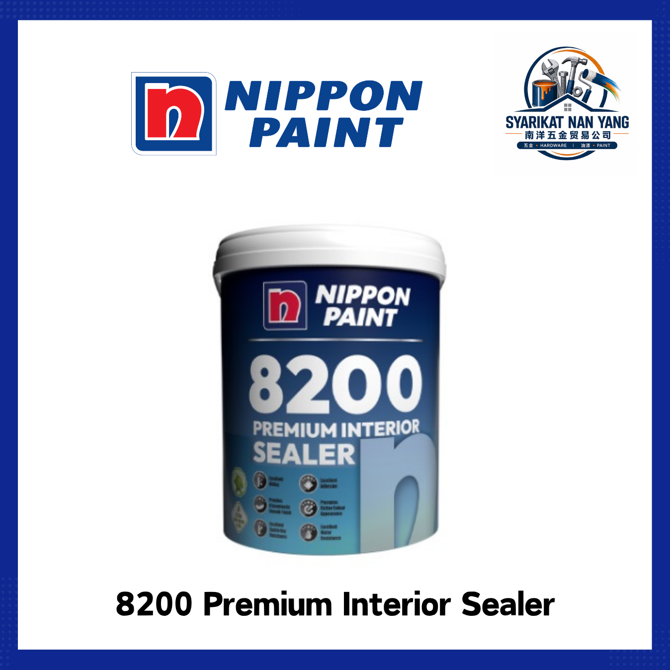 Nippon Paint 8200 Premium Interior Sealer