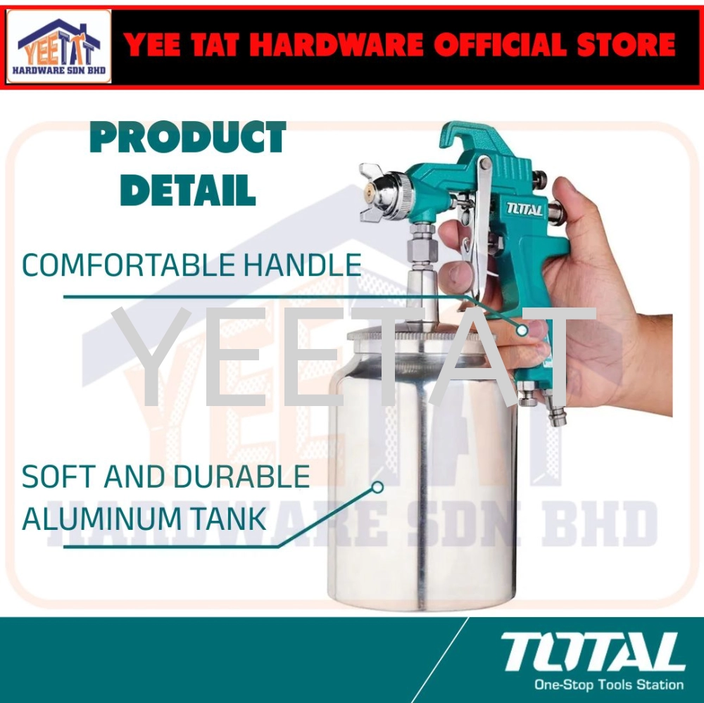 [ TOTAL ] TAT11005 AIR SPRAY GUN (1000CC)