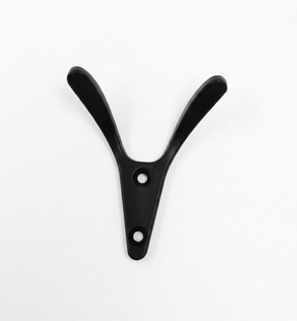 Zamac Double Hooks #CLH-D100-BLM
