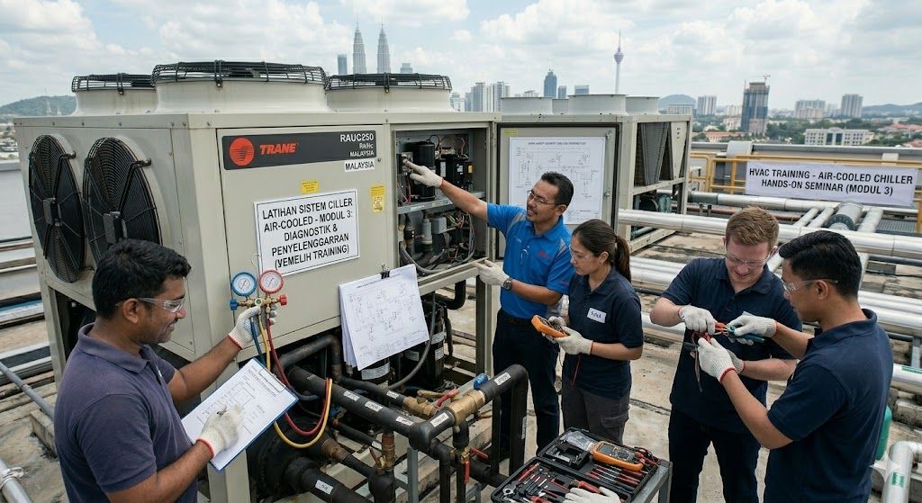 Air cooled chiller hands-on training
