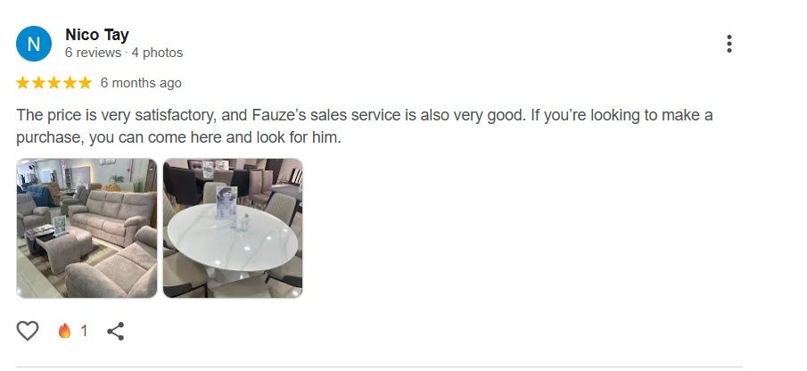 From Caler Home Johor Jaya ( JB Branch) & Caler Home Sdn Bhd