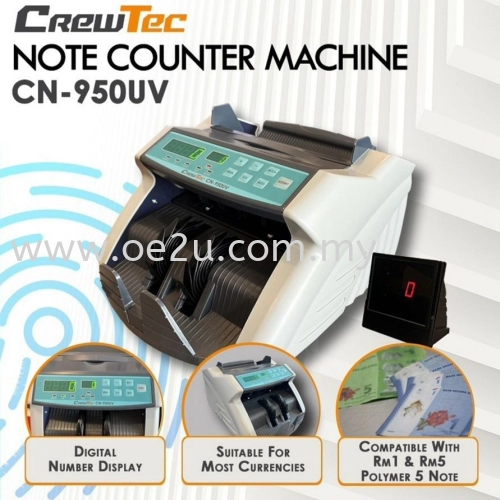 CrewTec CN-950UV Banknote Counter Machine