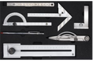 MEASURING TOOLS SET-7PCS/SET 2701-7B