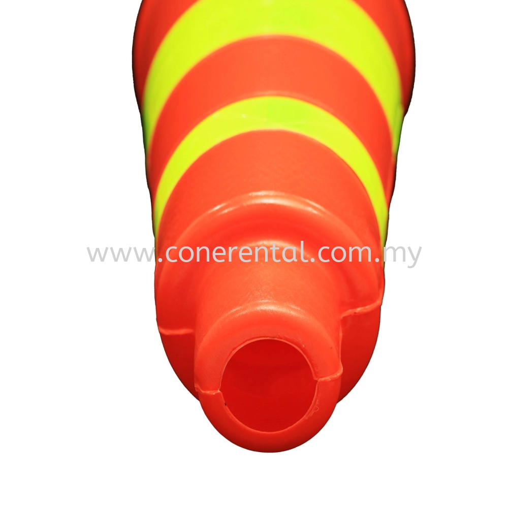 Traffic Super Cone 1 Meter White with Rubber Base Rental
