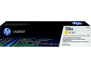 HP 126A Yellow Original LaserJet Toner Cartridge CE312A