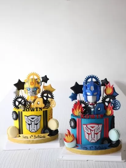 Bumblebee Optimus Prime Transformers Cake