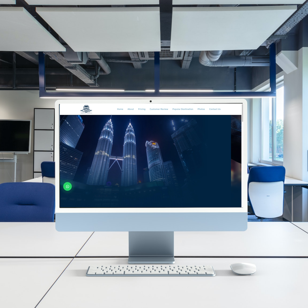 Chartered Car Service Website Design & SEO | Johor