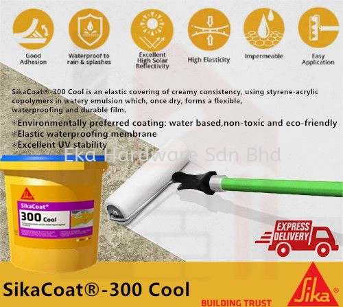 SikaCoat-300 Cool (Waterproofing-Multipurpose elastic acrylic based liquid applied membrane)