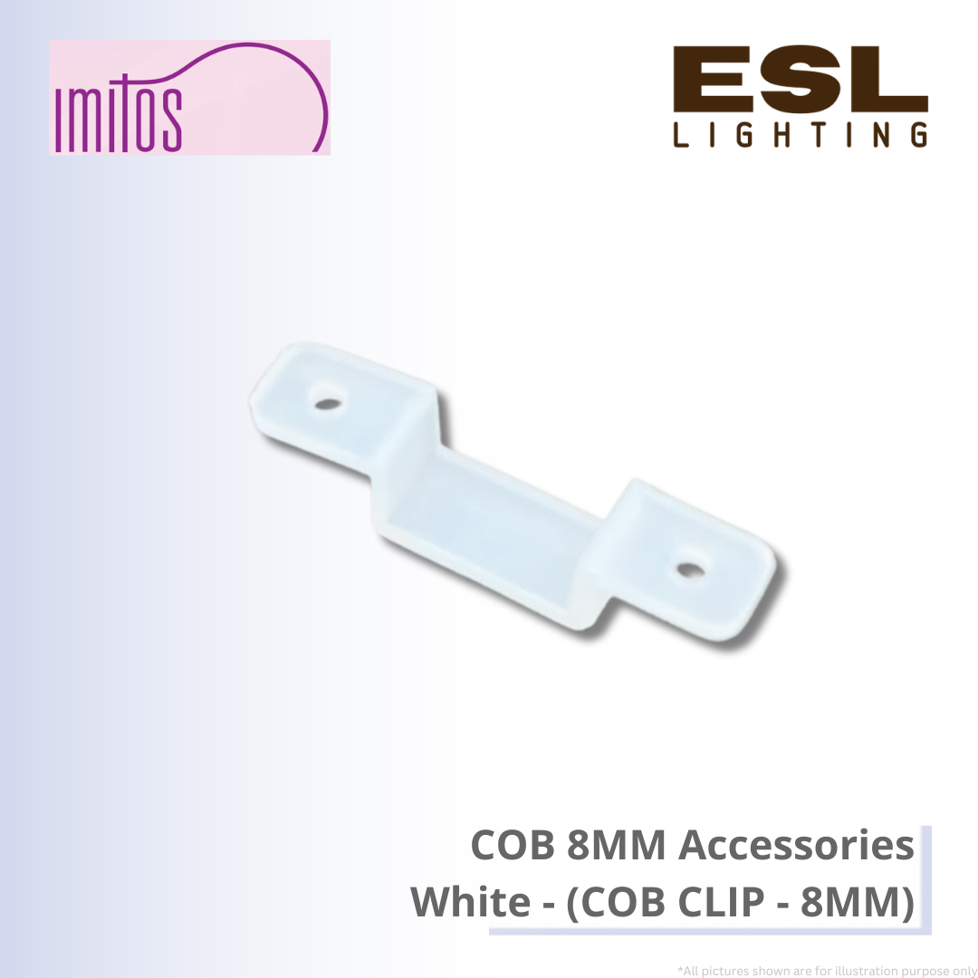 IMITOS COB 8MM Accessories White - COB CLIP - 8MM
