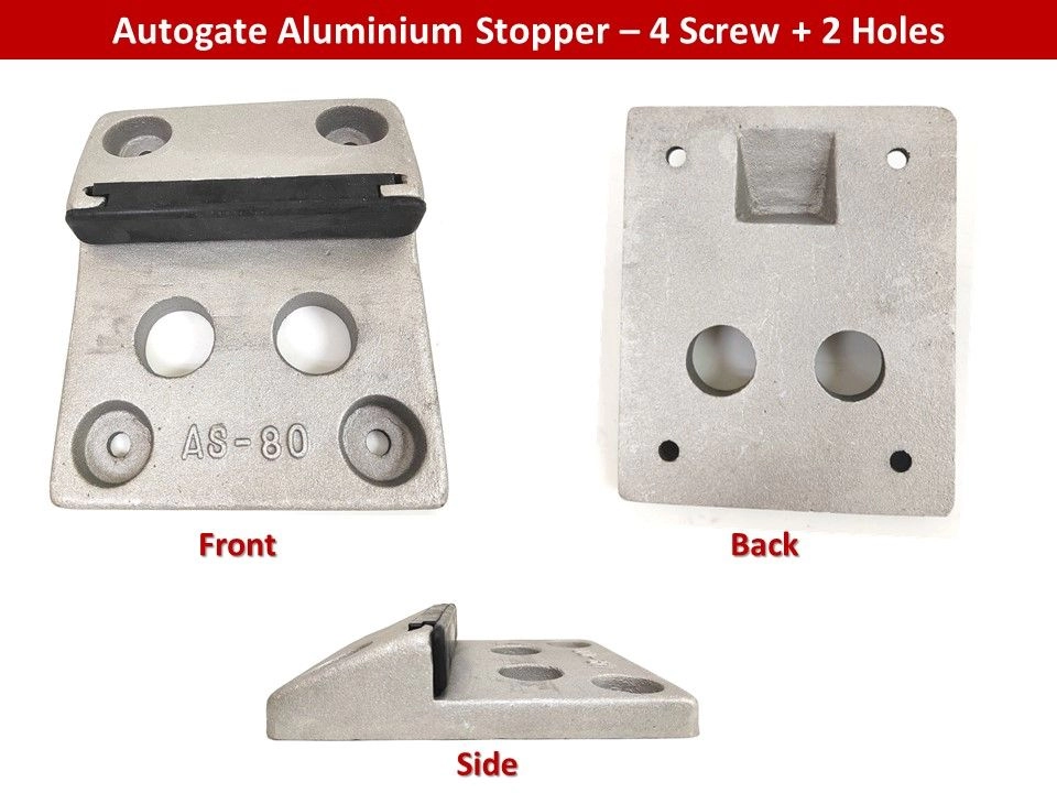 Autogate Aluminium Stopper for Swing Arm Motor / Underground Auto gate Motor System