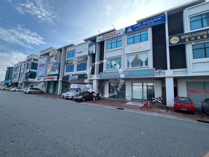 [FOR RENT] 3 Storey Shop Office At Pusat Perniagaan Oren, Butterworth - SHIJIE PROPERTY