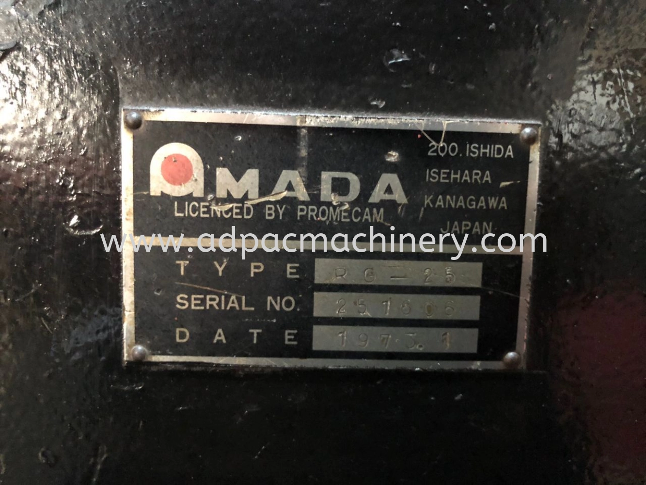 Used Amada Hydraulic Pressbrake / Bending Machine