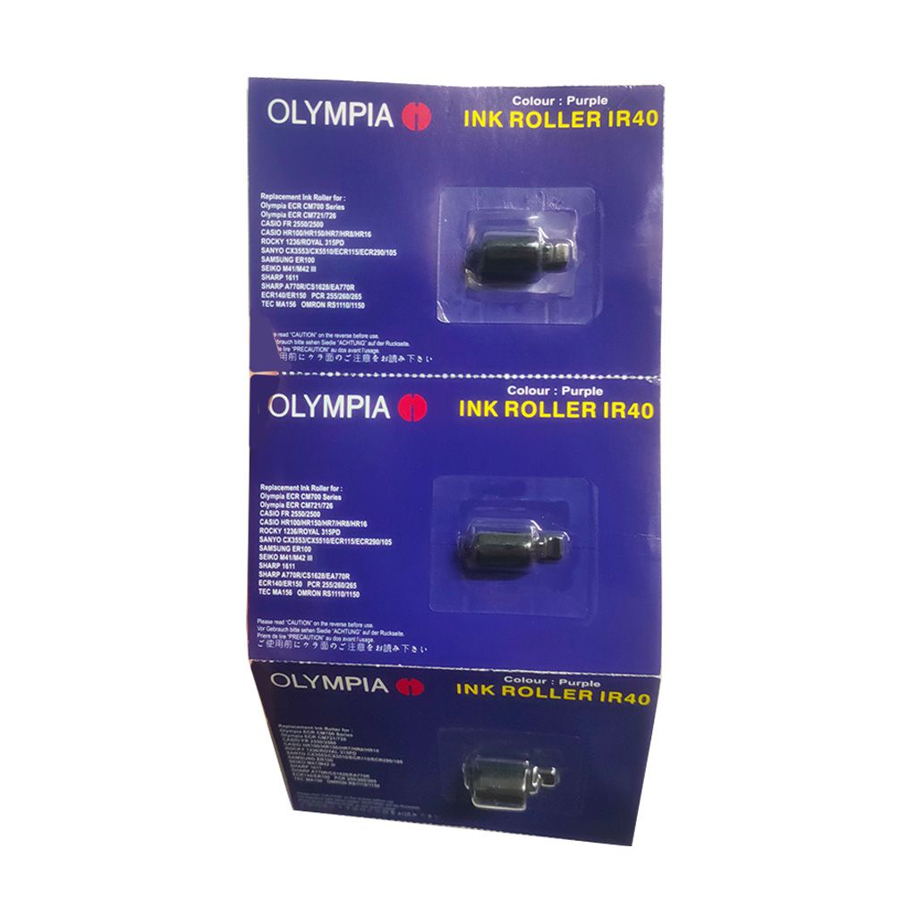 INK ROLLER IR40 PURPLE