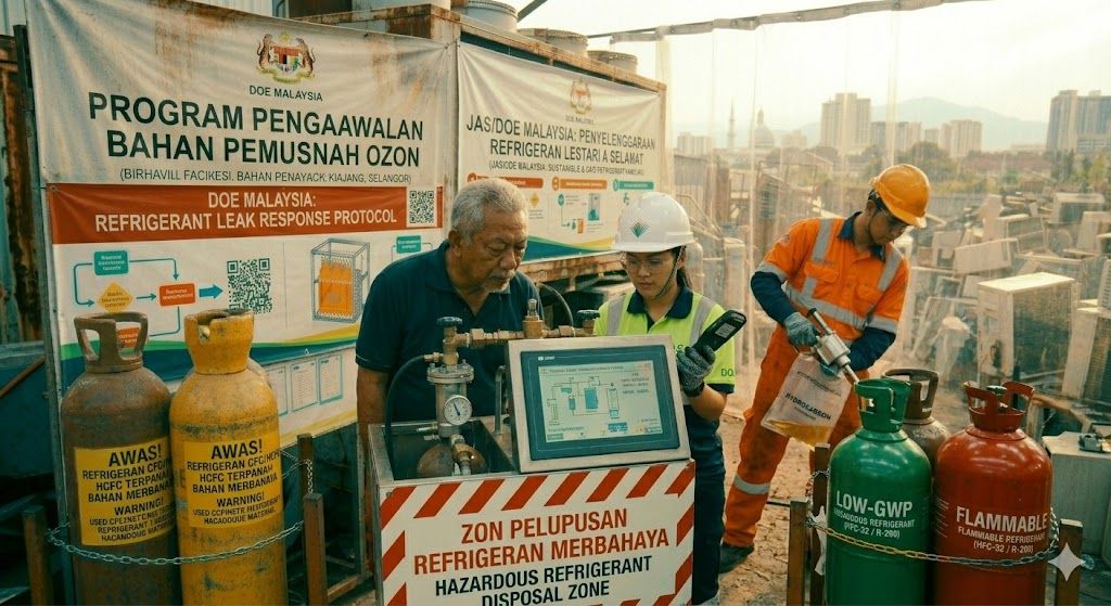 refrigerant recovery hazardous handling Malaysia