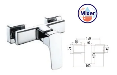 Exposed Bath Shower - Mixer