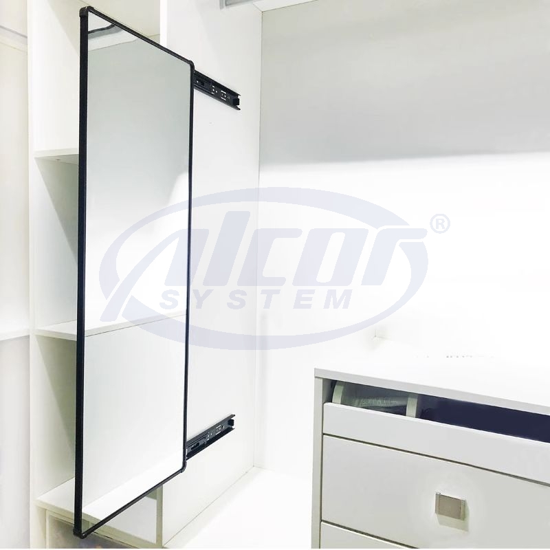Sliding Wardrobe Mirror with Slide Accessories #MR-K20