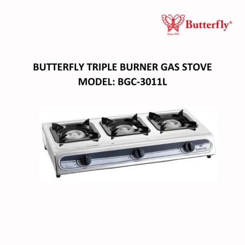 BUTTERFLY Triple Burner Gas Stove BGC-3011L