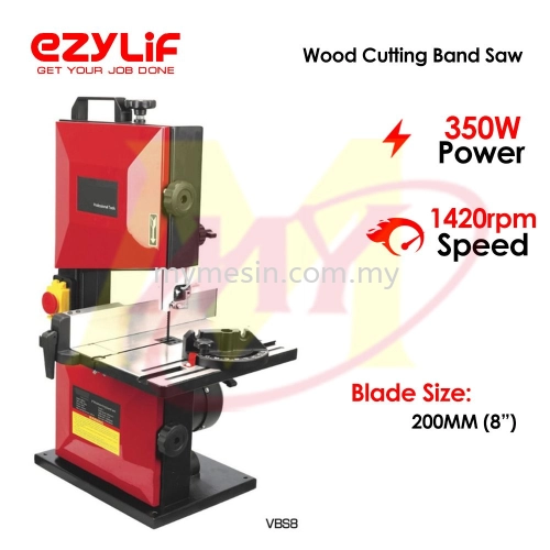 Ezylif VBS8 8" Wood Cutting Band Saw 350W 0-45℃
