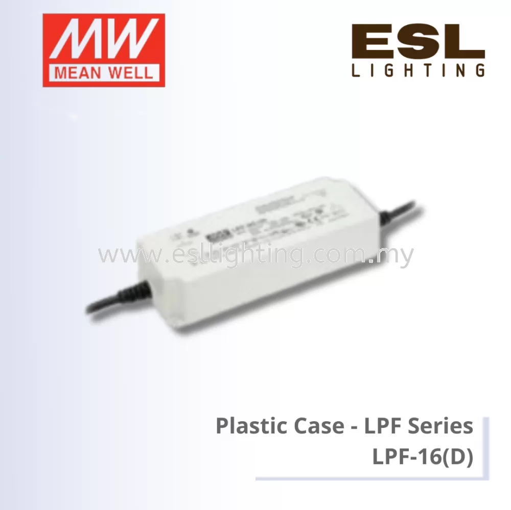 MEANWELL Plastic Case LPF Series - LPF-16 (D) 