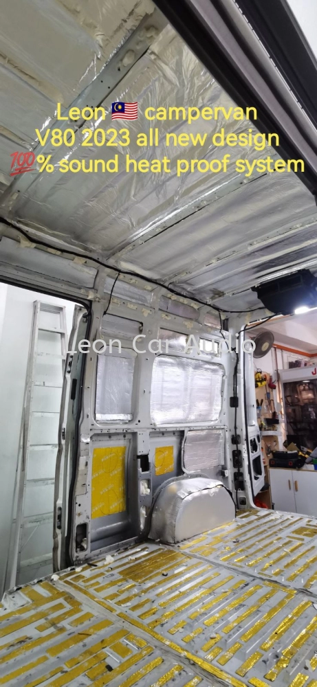 Campervan motorhome Caravan RV anti heat sound water system