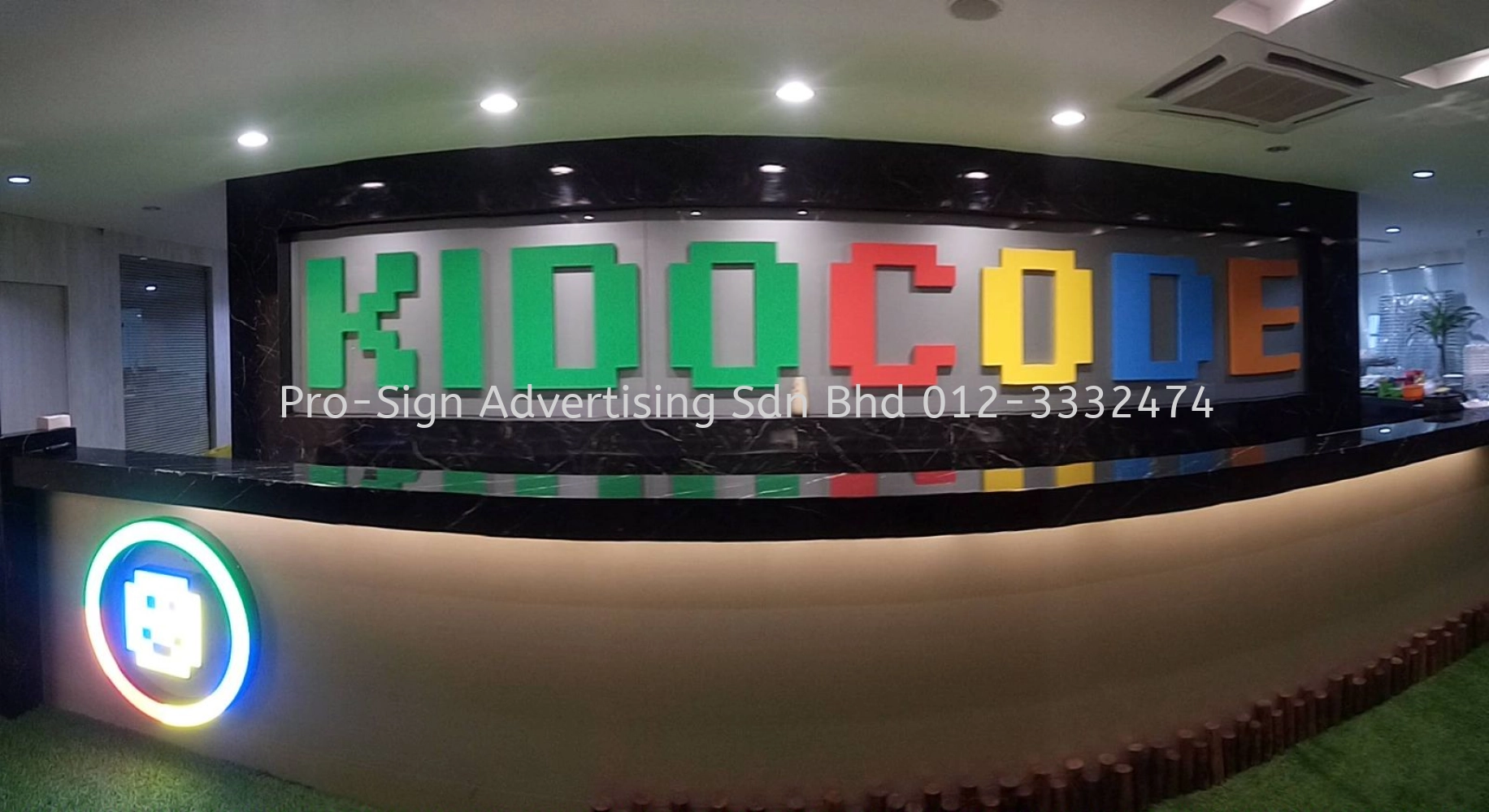 OUTDOOR EG BOX UP LED SIGNBOARD (KIDOCODE, SOLARIS MONT KIARA, 2017)