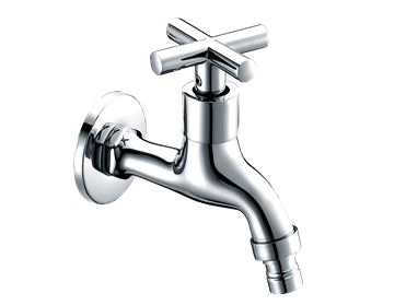 T-68083 1/2" x 1/2" Brass Chrome Hose Bib Tap – Durable Bib Tap for Outdoor Water Control