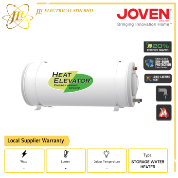 JOVEN JSH68 HE 68LITRES HORIZONTAL HEAT ELEVATOR STORAGE WATER HEATER