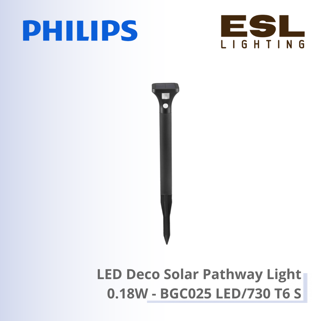 PHILIPS LED Deco Solar Pathway Light 0.18W - BGC025 LED/730 T6 S