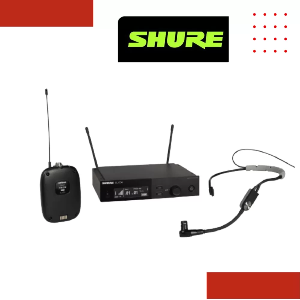 Shure SLXD14/SM35 Wireless System with SLXD1 Bodypack Transmitter and SM35 Headset Microphone