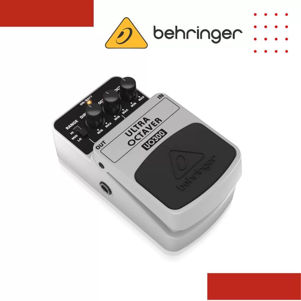 Behringer UO300 Ultra Octaver Effects Pedal