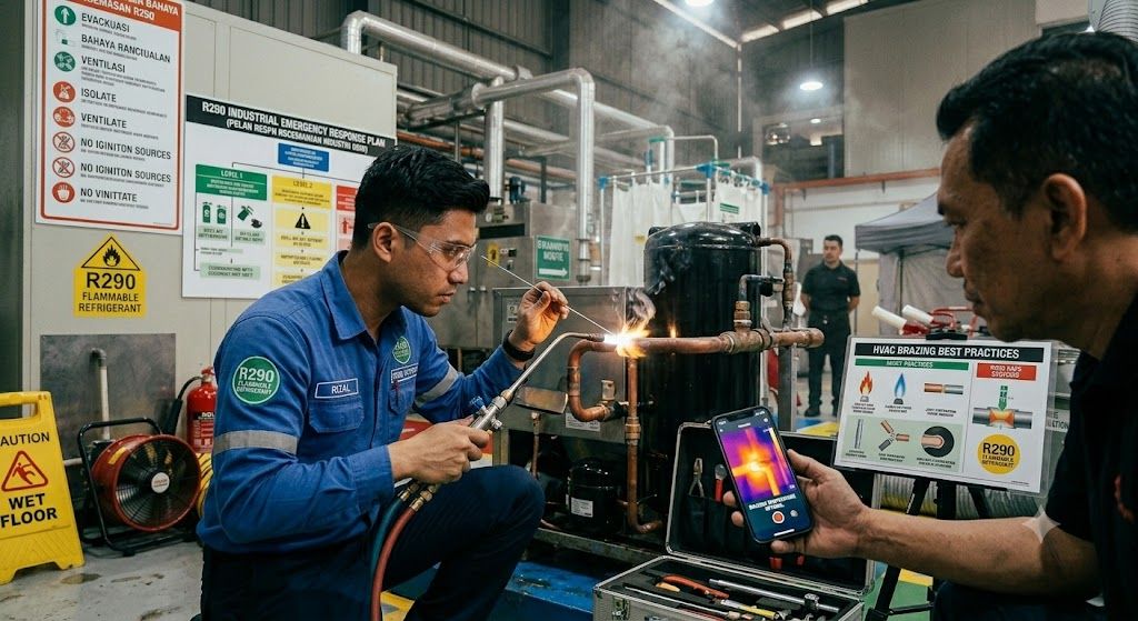 HVAC brazing techniques