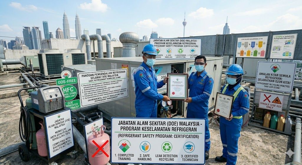 refrigerant safety certification Malaysia DOE