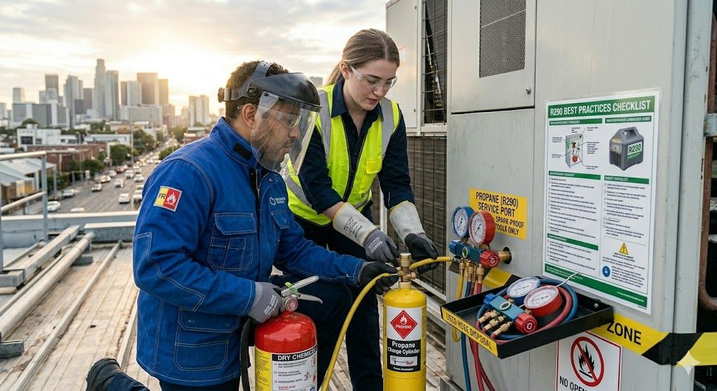 propane refrigerant best handling practices