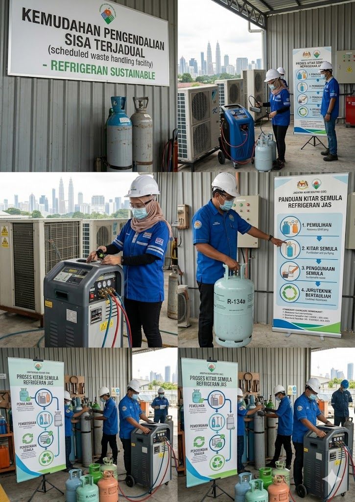 sustainable refrigerant recycling Malaysia