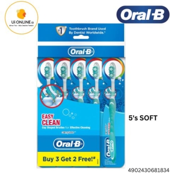 Oral-B Complete Easy Clean Manual Toothbrush (5 Pcs) [SOFT] *1834