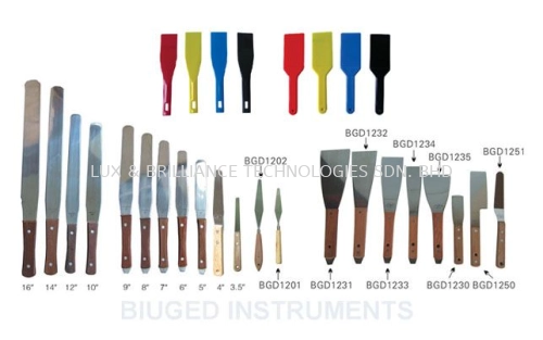 Spatulas for Paint and Ink Applications