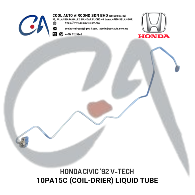 HONDA CIVIC '92 V-TECH 10PA15C (COIL-DRIER) LIQUID TUBE