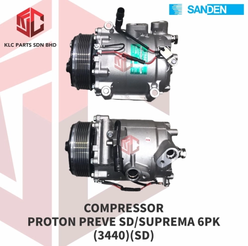 COMPRESSOR PROTON PREVE SD/SUPREMA 6PK (3440)(SD)