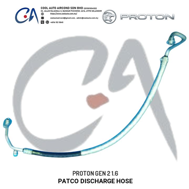 PROTON GEN 2 1.6 PATCO DISCHARGE HOSE