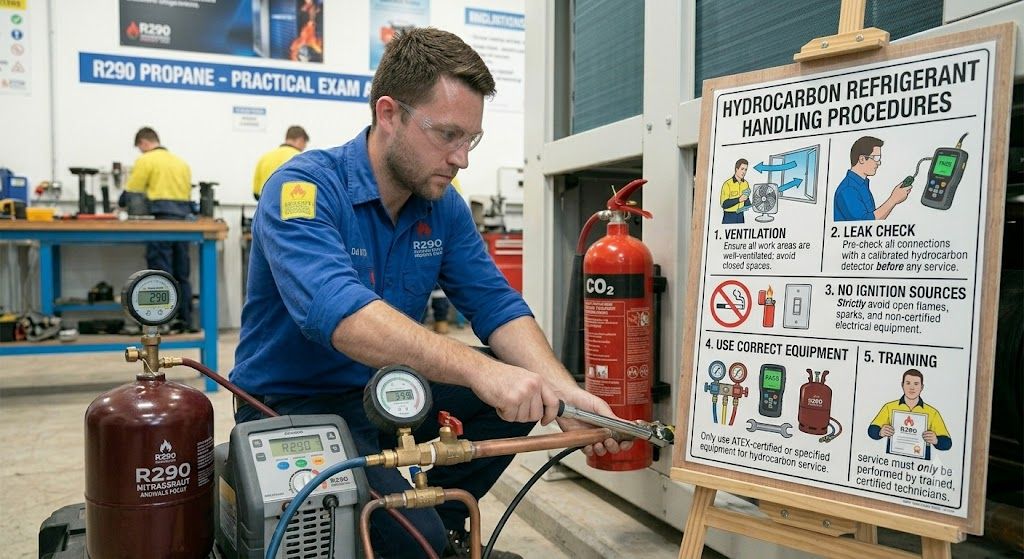 hydrocarbon refrigerant handling procedures
