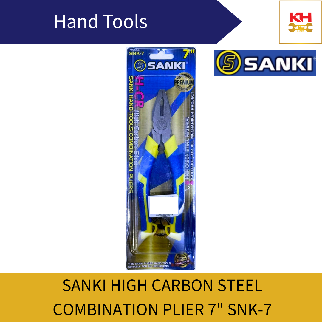 SANKI High Carbon Steel Combination Plier 7" SNK-7
