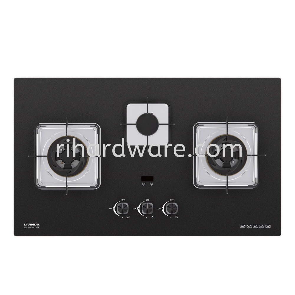 LIVINOX Built-in Gas Hob 3 Burners LGH-688T 3B-FG (Flexi Hob)