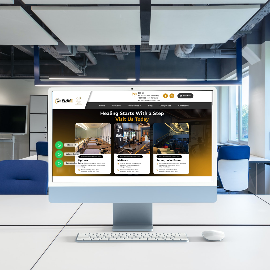 Physiotherapy & Rehabilitation Centre Website & SEO Enquiry Case Study | Selangor