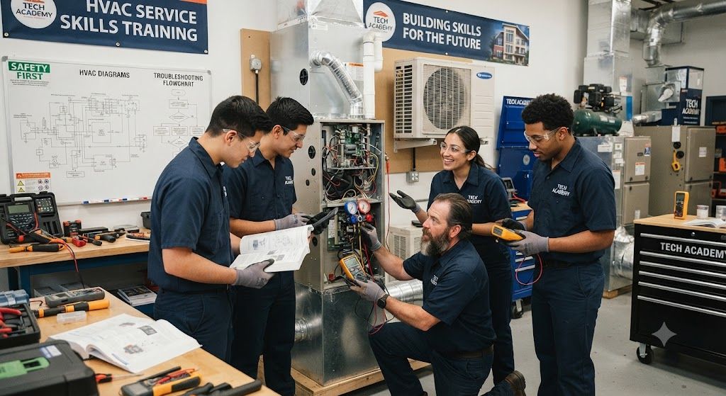 HVAC service skills training