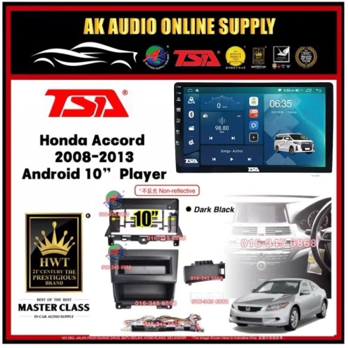 818 2+32GB◾TSA Honda Accord 2008 - 2013 Android 10'' inch DSP/QLED/CARPLAY Car Player Monitor