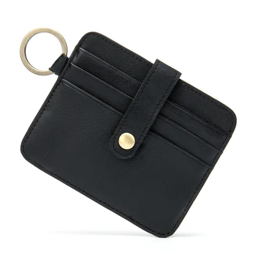 Custom Logo PU Leather Card Holder  01