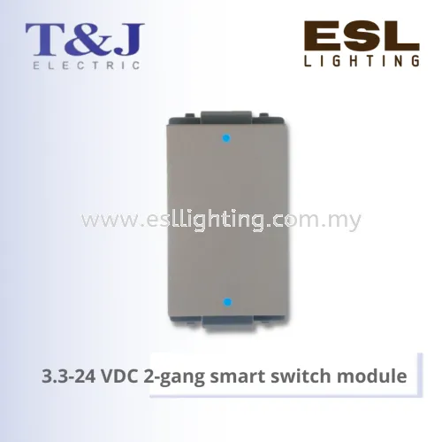 T&J DECO SERIES 3.3-24 VDC 2-gang smart switch module - W4212QL-bbbb / W4212QL-bbbb-SBL / W4212QL-bbbb-ST / W4212QL-bbbb-MSB / W4212QL-bbbb-MSL