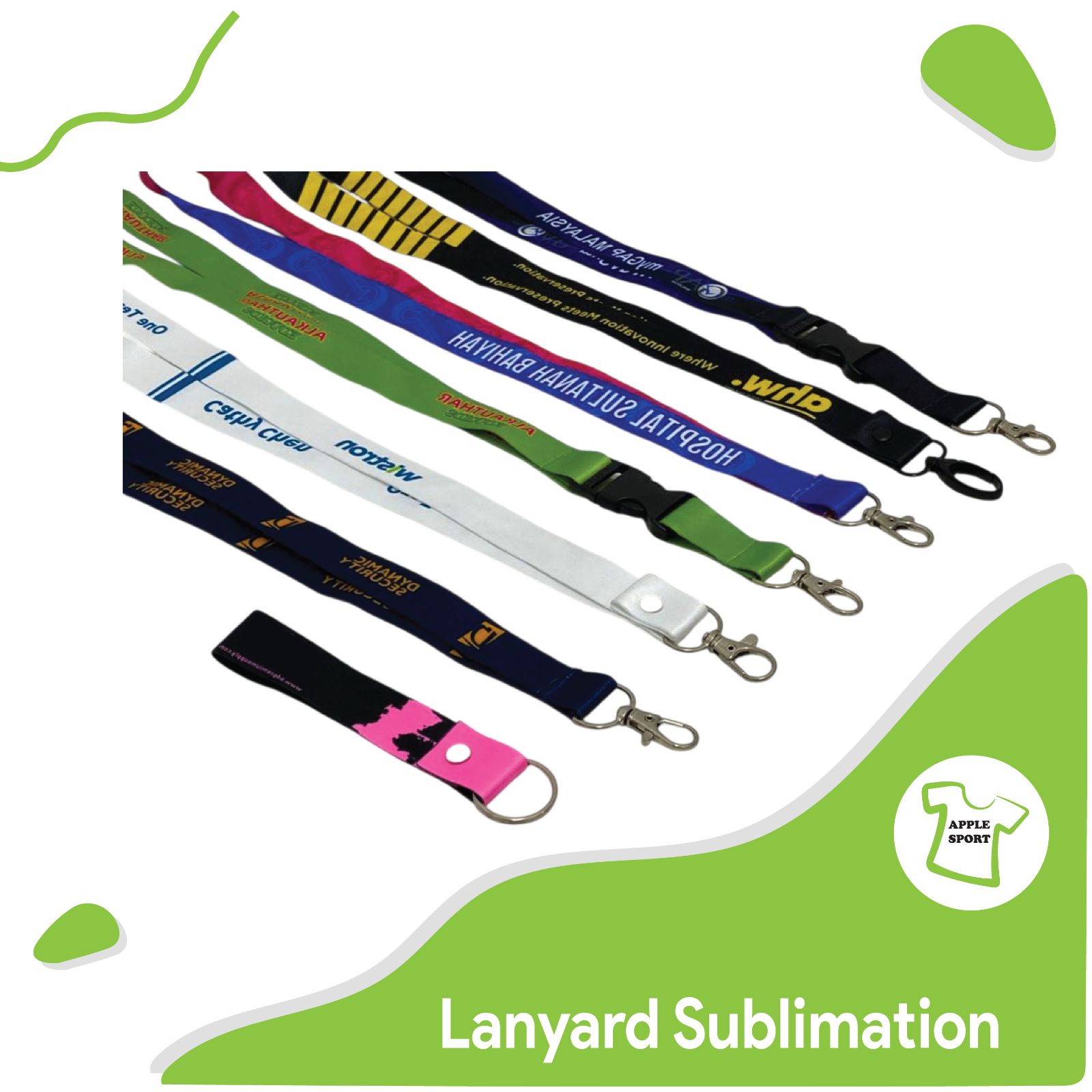Custom Sublimation Lanyard