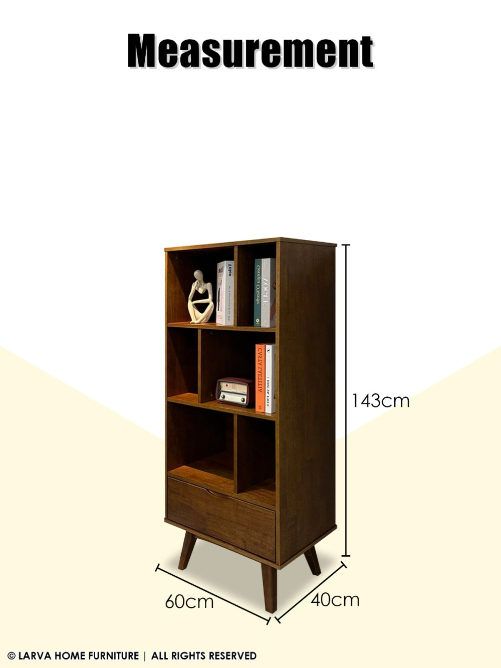 Hatsu Book Cabinet